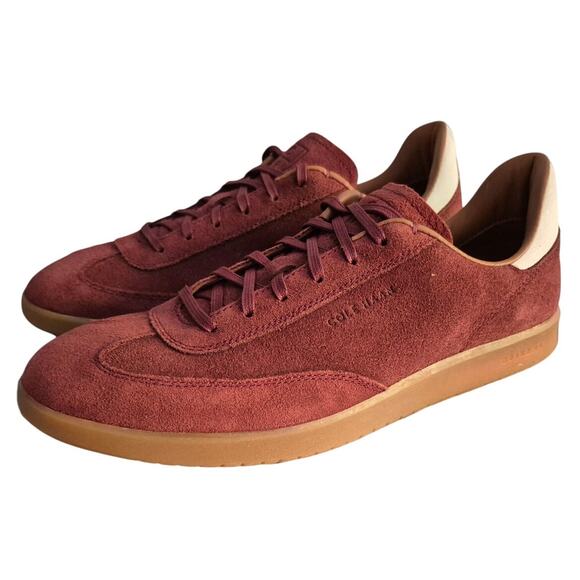 Cole Haan Men GrandPro Turf Sneaker US 10 M Mahogany Suede - Picture 3 of 7